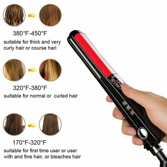 NEW MCH Heater Max‎ Temp 230 C(450 F) Hair Straightener - Picture 10 of 12
